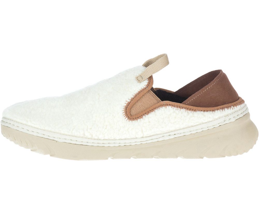 Merrell Slip Ons White - Hut Moc Cocoa - Womens 40IPFDLKA